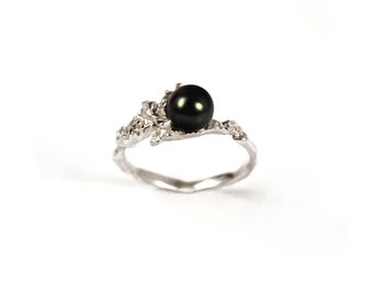 Silver Ring Pearl 001 (Ag 925/1000)