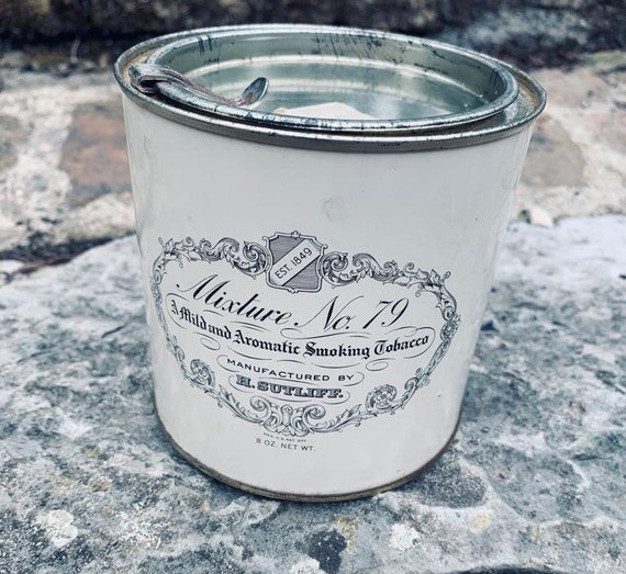 Rare Vintage H. Sutliff Mixture Number Pipe Tobacco Tin