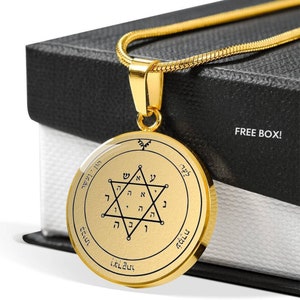 Solomon Seal Talisman Tranquility Amulet Necklace Jewelry Pendant