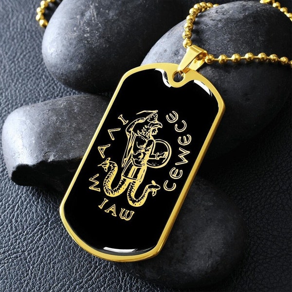Abraxas Gnostic Jewelry Necklace Pendant Gold Silver Charm