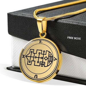 Raum Sigil Necklace Demon  Pendant Seal Jewelry Goetia Amulet Talisman