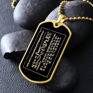 Money Talisman 1st Seal of Mystery Book of Moses Necklace Pendant Jewelry Amulet