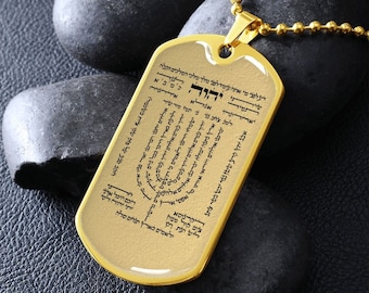 Shiviti Kabbalah Necklace Pendant Zohar Jewelry Talisman Amulet