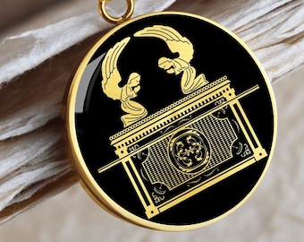 Arca de la Alianza Collar Colgante Judaica Joyería Regalo