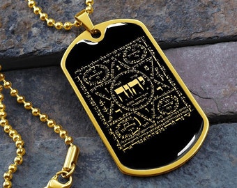 Shiviti kabbalah Yhwh Necklace Pendant Gold Silver Jewish Jewelry Amulet Talisman