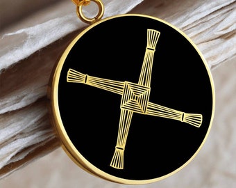 St Brigids Cross Necklace Jewelry Brigid's Pendant Gift