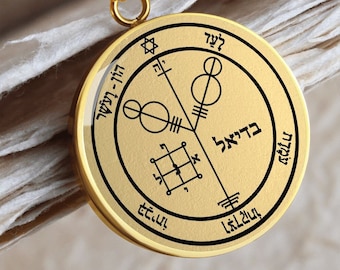 Solomon Seal Wealth Talisman Success Amulet Necklace Jewelry Pendant