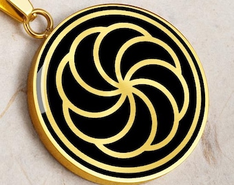Eternity Necklace Armenian Jewelry Arevakhach Pendant Gold Gift Silver Amulet Taliman