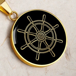 Dharma Wheel Necklace Jewelry Pendant