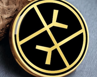 Empathie-ketting Empath-symbool Sieraden Hanger Bedankt Goud Zilver