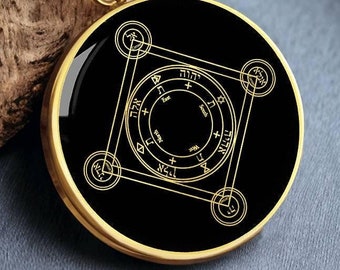 Die Größere Kleinere Schlüssel Salomons Halskette Siegel Anhänger Schmuck Gold Silber Amulett Talisman
