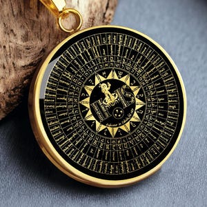 72 Names of God Necklace Shemhamforash Pendant Shemhamphorash Jewelry Gold Silver Amulet Talisman