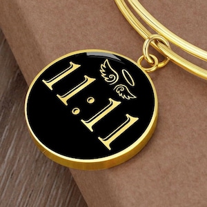 11:11 Angel Number Bracelet Pendant Jewelry 1111