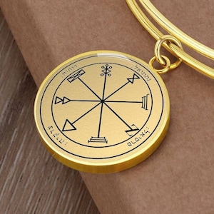 Solomon Seal Talisman Prosperity Amulet Bracelet Jewelry Pendant