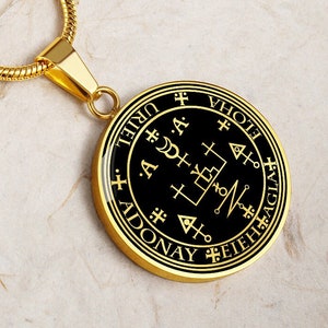 Archangel URIEL Pendant Necklace Gold Silver Jewelry