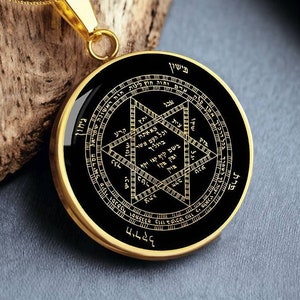 kabbalah Necklace archangel Raziel Pendant Jewelry Sefer Raziel HaMalach The Book Of Secrets