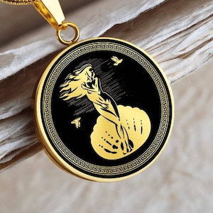 Aphrodite Halskette Venus Anhänger Fruchtbarkeit Charm Schmuck Gold Silber Talisman