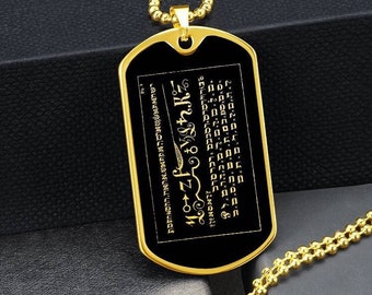 Talisman d'argent 1er sceau du livre mystère de Moïse, collier pendentif bijoux amulette