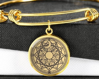Sun and Moon Bracelet Jewelry Celestial Pendant