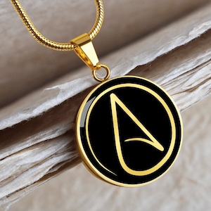 Atheist Necklace Jewelry Pendant Gold Silver Coexist Charm