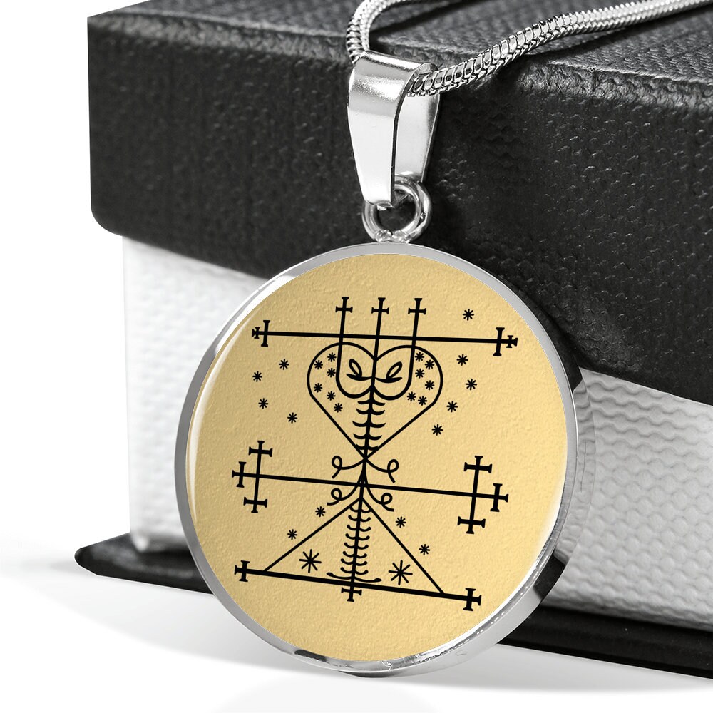 VOODOO VEVE - MAMAN BRIGITTE - Charm Pendant STERLING Silver