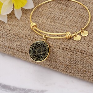 Seal of Seven 7 Archangels Bracelet Gold Silver Jewelry image 5