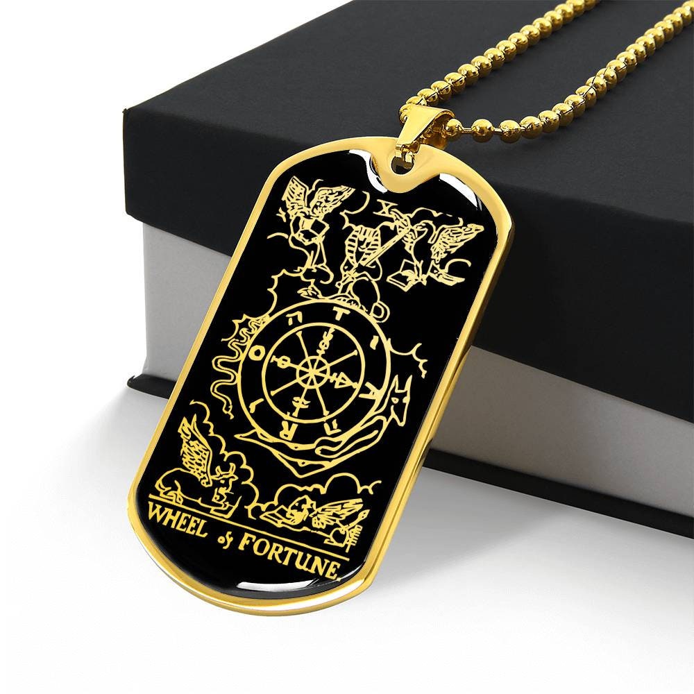 Wheel of Fortune Pendant - Etsy