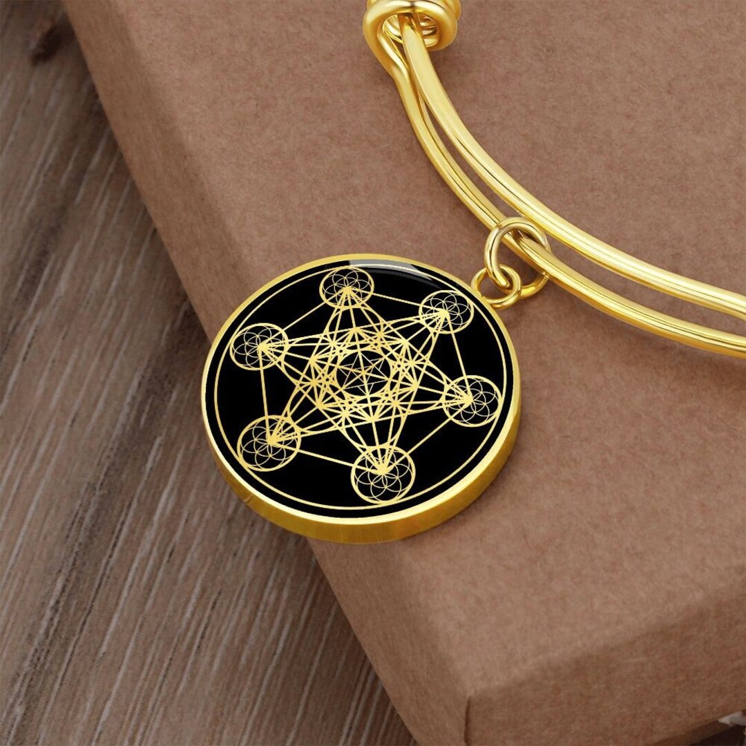 Metatron Cube Bracelet Pendant Jewelry Talisman Amulet Etsy