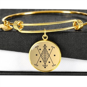Ayizan Velekete Voodoo Veve Pulsera Joyería Bruja Colgante Amuleto Talismán Encanto