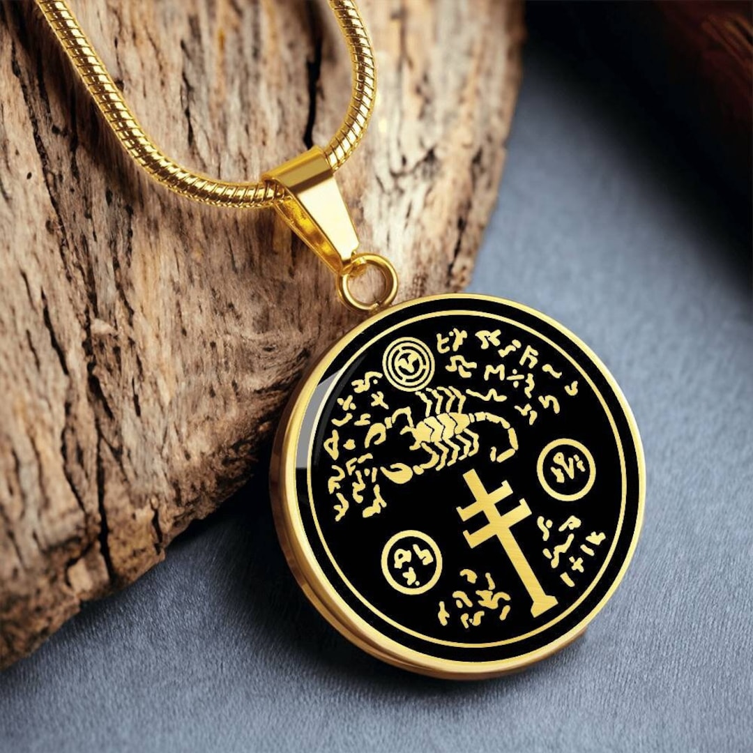 Protection Amulet Exterminating Talisman Necklace Pendant Alchemy ...