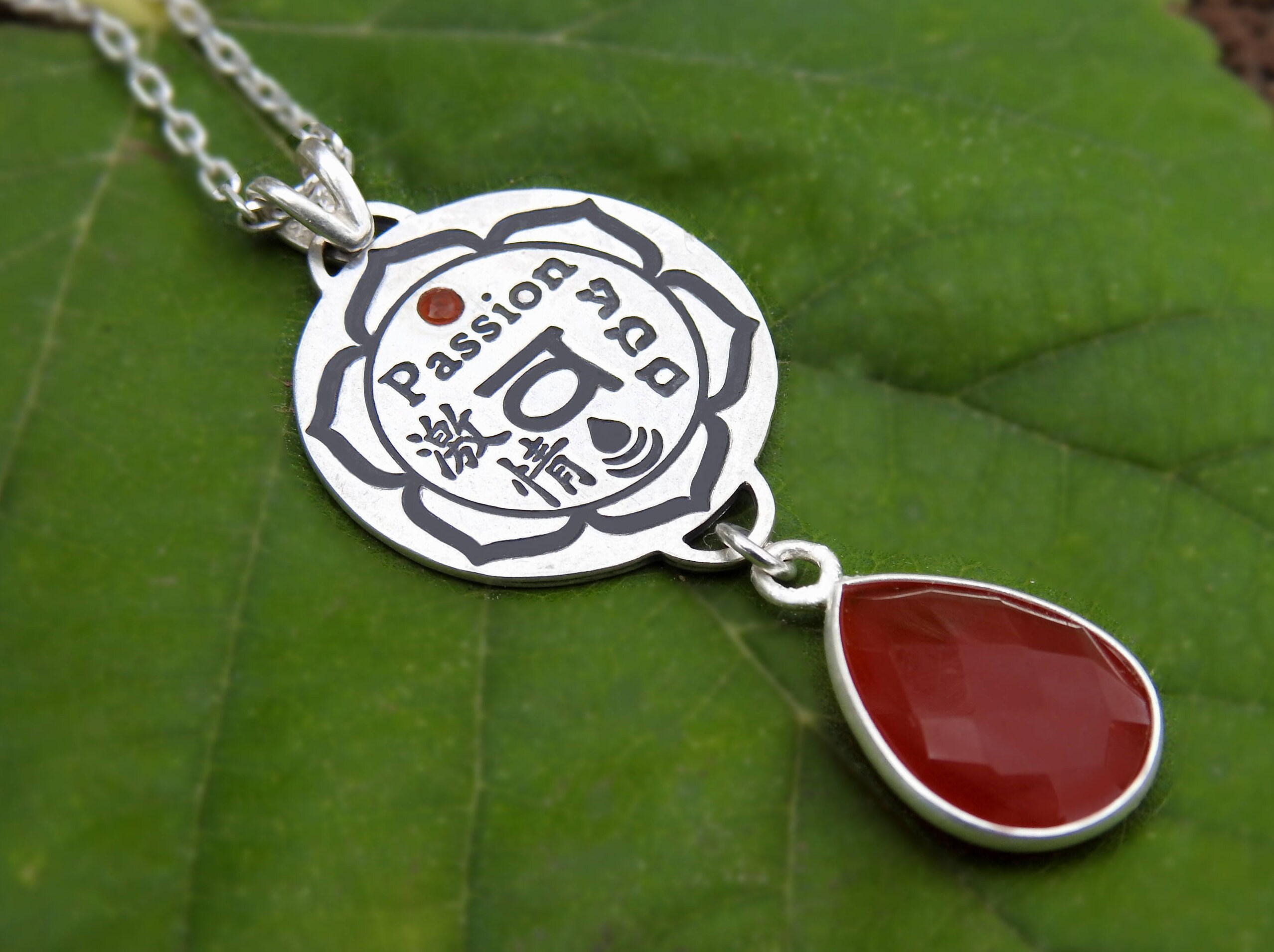 healing spiritual jewelry Carnelian Gemstone chakra Necklace Etsy