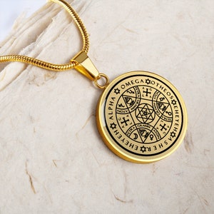 Enochian Angel Magic Seal Amulet Talisman Necklace Pendant Jewelry - Etsy