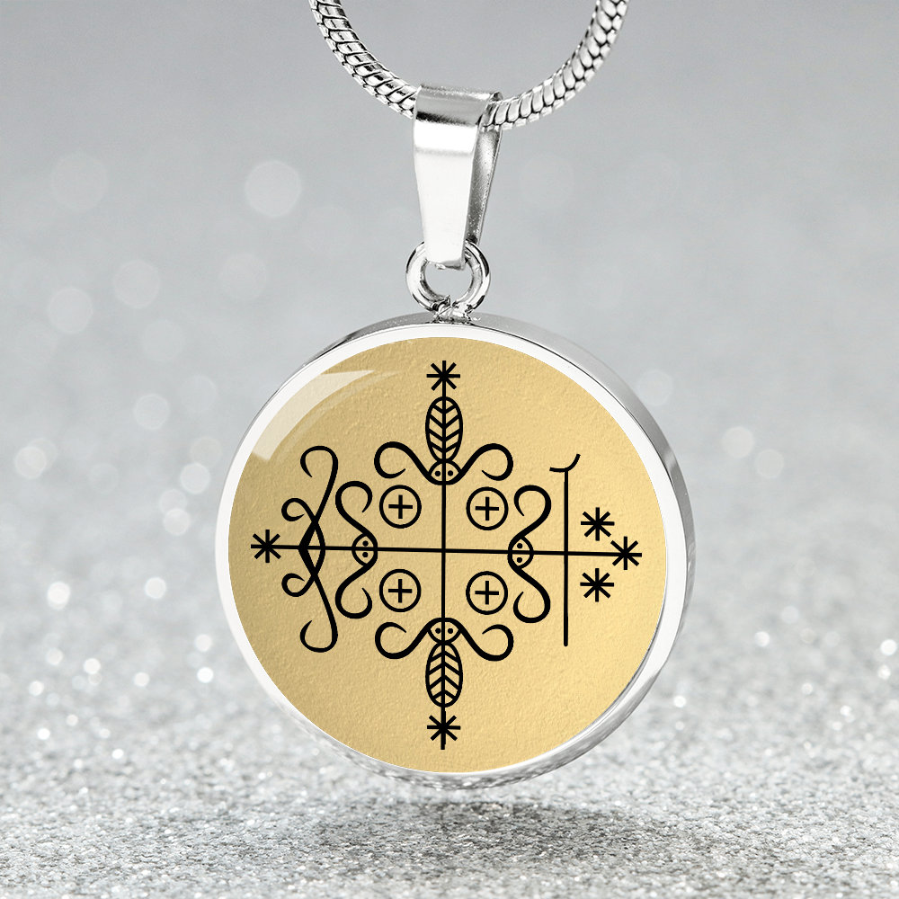 Collana Papa Legba Voodoo - Ciondolo Occulto 25mm, Metallo, Catena 61cm, Effetto 3D - Foto 10