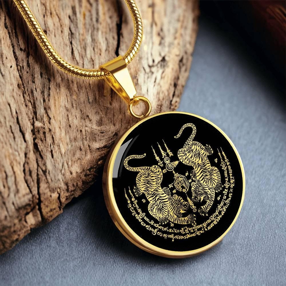 Ciondolo Collana Amuleto Tempio Thailandese – Monaco Buddha Birmania – MyanmarMakers