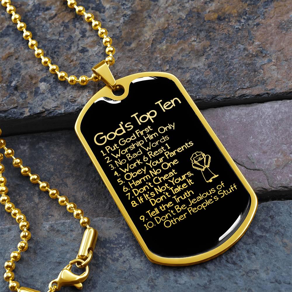 アクセサリー TEN. condiment necklace Seeka Moses's Tablet Ten Commandments Necklace - Seeka