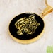 Gold Tiger Necklace Pendant Jewelry Charm Chain Silver - Etsy