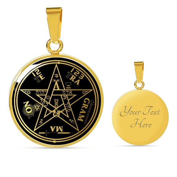Tetragrammaton Pendant Necklace Amulet 