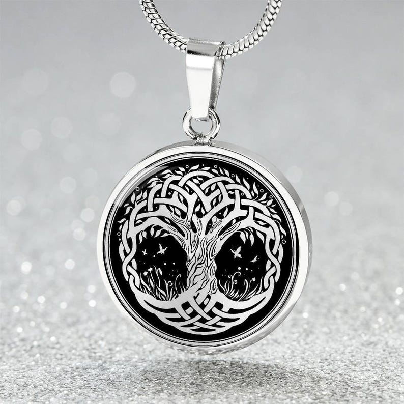 Tree of Life Necklace Jewelry Celtic Tree Pendant Gold Silver - Etsy