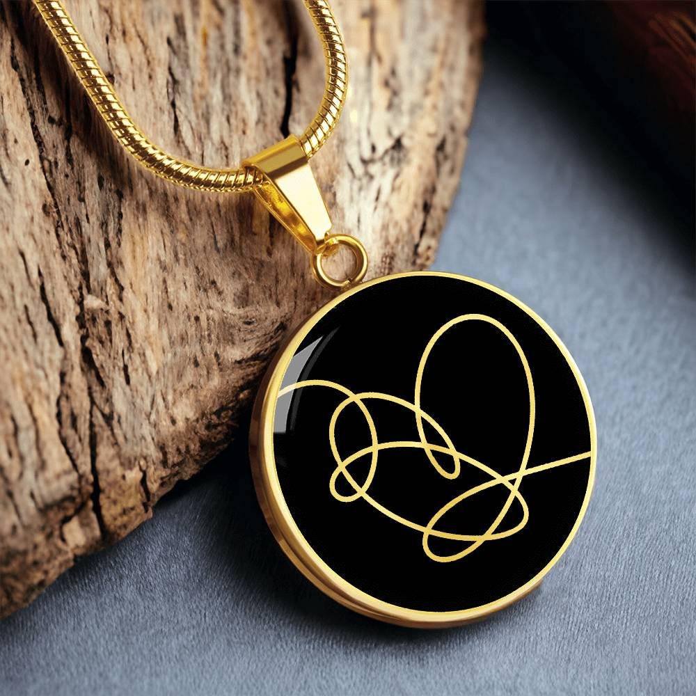 BTS Love Yourself Pendant Kpop Necklace Jewelry Gold Silver - Etsy