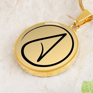 Atheist Necklace Jewelry Pendant Gold Silver Coexist Charm