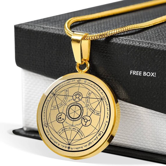 Transmutation Circle Necklace Pendant 