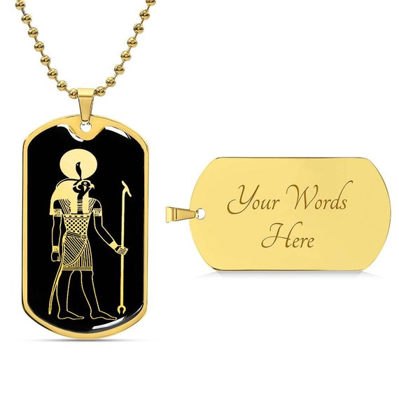 Ra Hoor Khuit Necklace Thelema Pendant Stele of Revealing