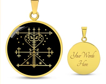 VOODOO VEVE - MAMAN BRIGITTE - Charm Pendant STERLING Silver