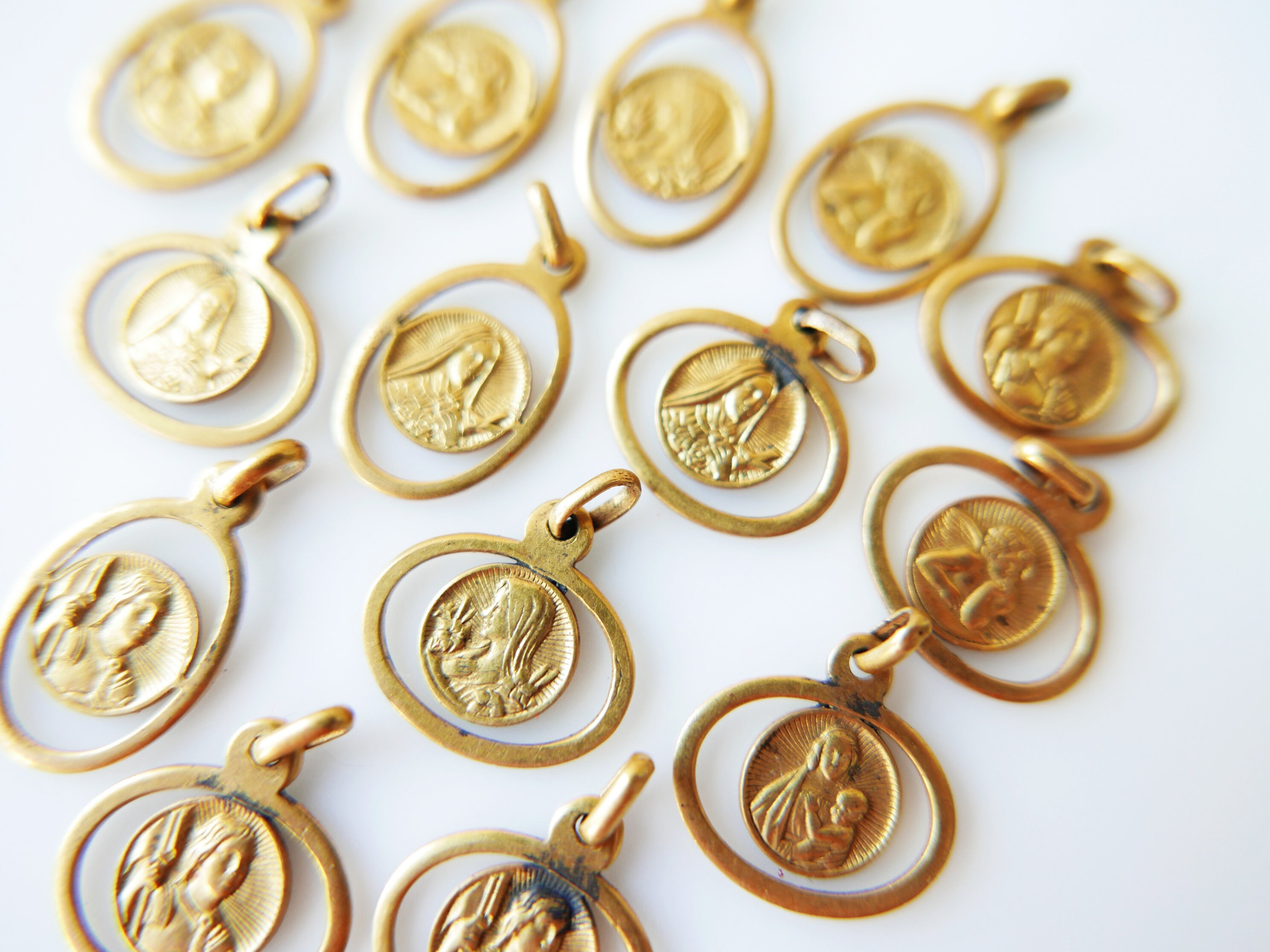 Lot of 14 Religious Antique Pendantreligious jewelryLot of Etsy