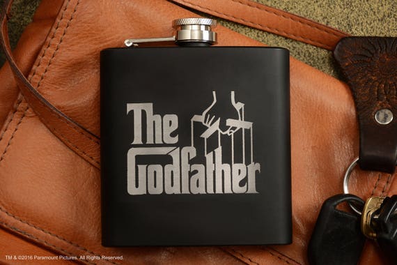 8oz The Godson Stainless Steel Flask 8oz The Godson Stainless Steel Flask