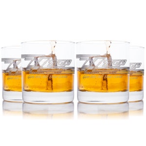 ZZ TOP: Sand-blasted by Hand Rocks Glass With Logo Set of FOUR - Etsy