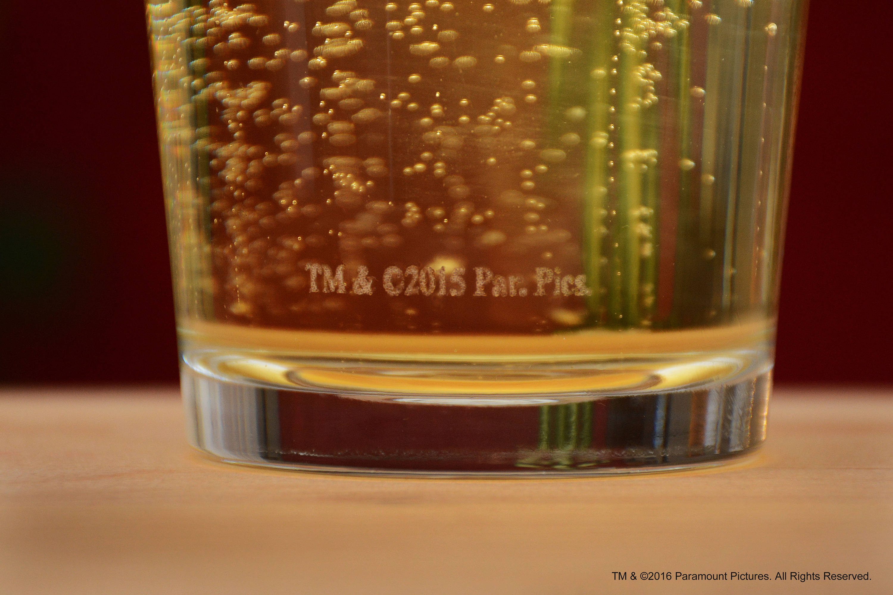 Etched Top Gun Pint Glass with Quote I feel the need the need for