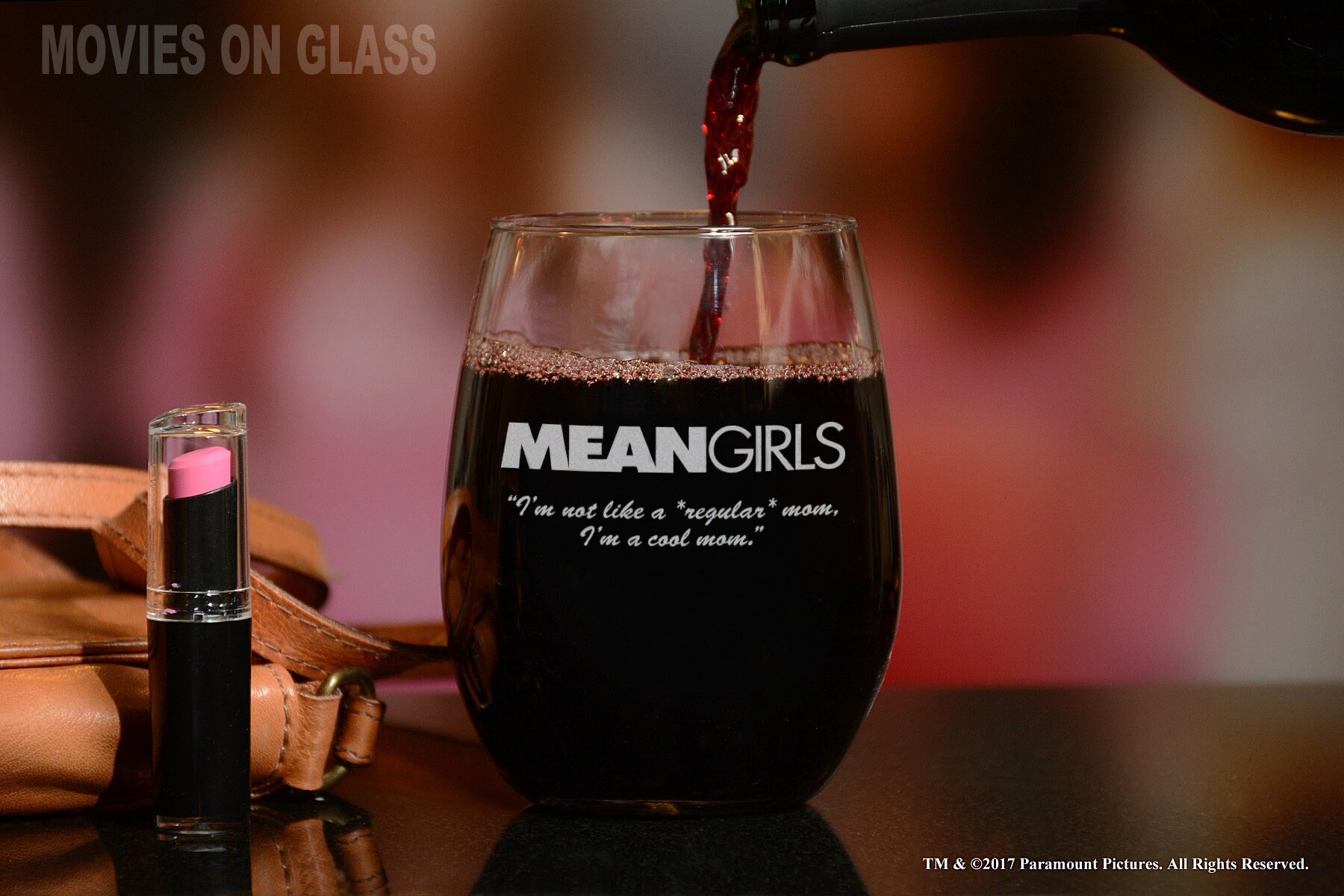 Mean Girls Wine Glass With Quotei'm Not Like a Etsy