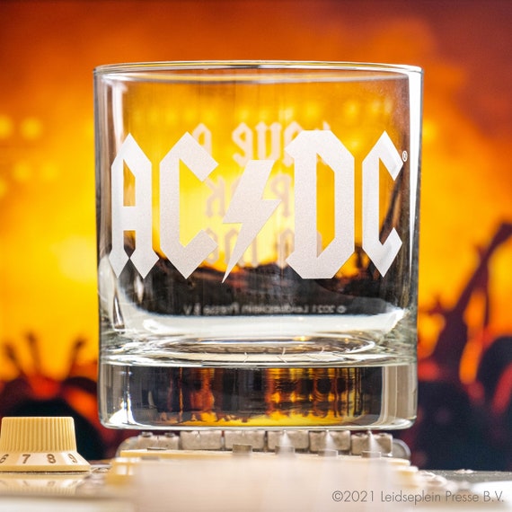 Vaso de whisky grabado Have A Drink On Me de doble cara de AC/DC -   España