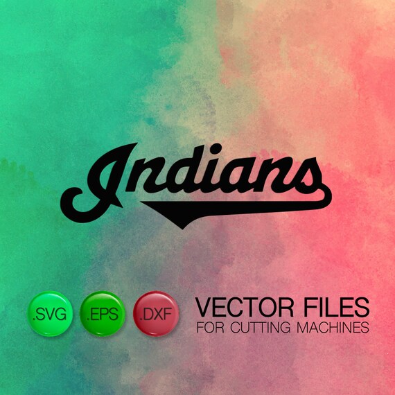 50 Off Cleveland Indians Emblem Cutting Files Cleveland Etsy